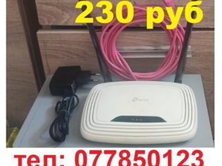 Wi-Fi роутер по Оптике TP-Link провода в отличном рабочем состоянии