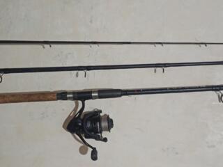 Спиннинг фидерный еще для блеснения и другие рыб. снасти разные