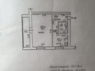 Продаётся однокомнатная, ул. 40 лет победы
