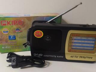 Радио KIPO KB-408AC от сети и от батареек R20 2шт