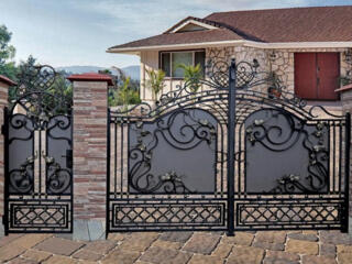 Козырьки, сушилки, навесы для машин, решетки, перила, ворота - изготовление