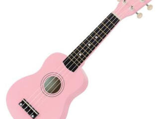 Розовая укулеле