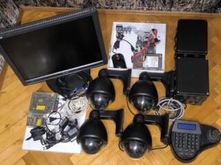 Полный комплект поворотных камер видеонаблюдения 2500р.