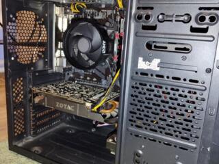 Игровой ПК ryzen 5 1600, 1050, ssd + hdd,