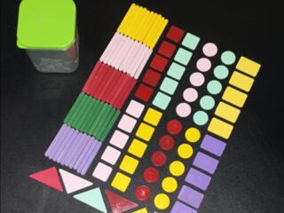 Счётные палочки, фигурки, набор, пластик