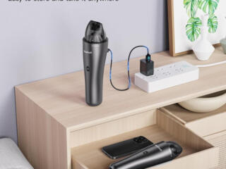 Автомобильный беспроводной портативный пылесос Vacuum Cleaner