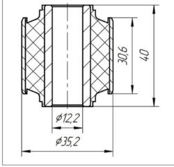 Сайлентблоки развальных рычагов