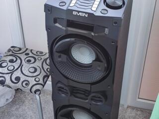 SVEN 500W [ЕСТЬ ВСЕ НАВОРОТЫ] музыкальная колонка + караоке + микрофон
