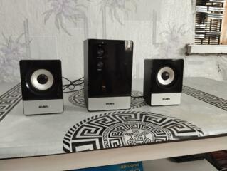 Акустика: сабвуфер + колонки sven ms-90