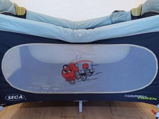 Продам детский манеж-кровать Seca «Локомотив»