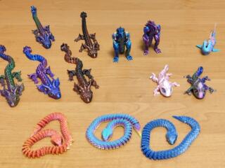 Милые подвижные 3D-игрушки