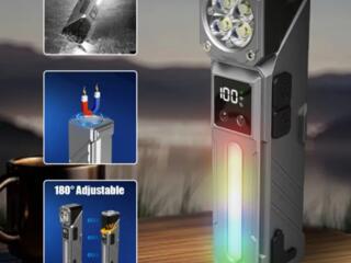 Универсальный светодиодный фонарь, новый, в упаковке.