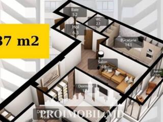 Vă propunem spre vânzare acestapartament cu2camere, sect. Poșta ...