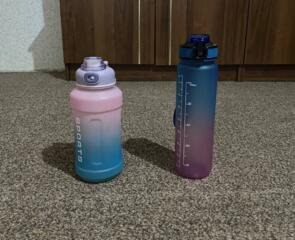 Спортивные бутылки для воды, 2 шт.