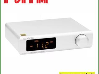 Для усилителя - Аудиоинтерфейс ЦАП Topping D30Pro Silver б/у