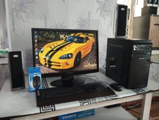 Шустрый ПК - ОЗУ 8 Гб. Ssd+hdd - Монитор 22 дюйма + КОЛОНКИ