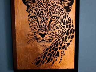 Картина леопарда