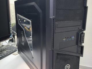 Игровой пк, магазин \ рассрочка r5 2600\16gb\rx580 8gb\nvme+hdd