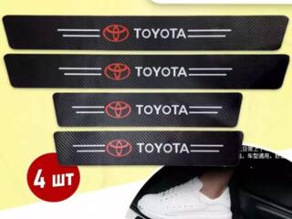 Продам защитные накладки на пороги TOYOTA