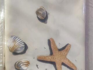 Штора для ванной: 1,8м*2м, полиэстер, водооталкивающая. Центр.