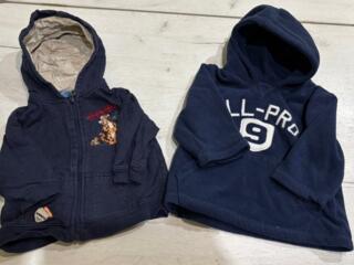 Тёплые батники по 40 руб! (на 6-9 мес)