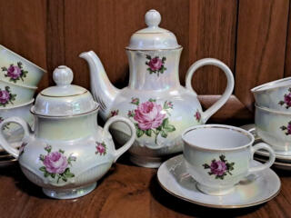 Сервиз кофейный "Роза" ГДР Новый.