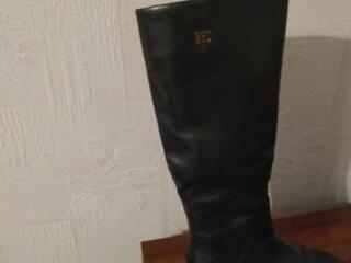 Продам кожаные сапоги, размер 37