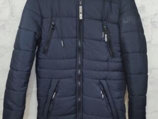 Мужская зимняя куртка парка с подкладкой из меха и термоткани