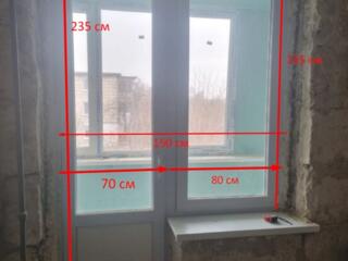 Продается готовая балконная дверь с окном