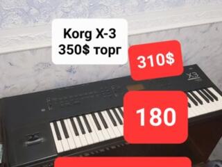 Korg X-3 и Technics KN-750 скидка Видео