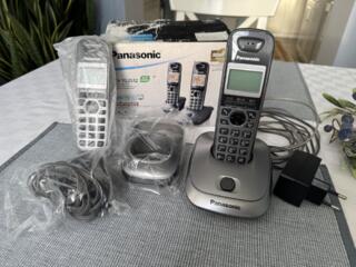 Радиотелефон 2 трубки, Panasonic KX-TG2512, Серый Металлик