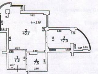 16/18, 73/41/17. Коридор 7,8м, санузел 7,5м. Высота потолков 2,9м. ...
