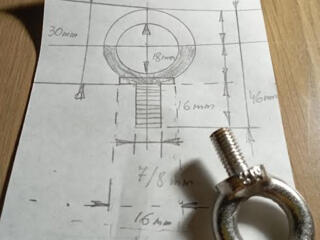 Cirlig metal. 1 buc. 20 lei.