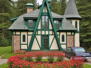 Архитектурный дизайн фасадов, интерьеров общественных и жилых зданий.