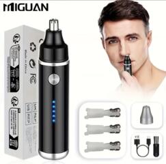 Электрический триммер с индикатором зарядки, мужской и женский триммер для