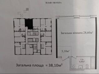 Предлагается к продаже просторная однокомнатная квартира в новом ...