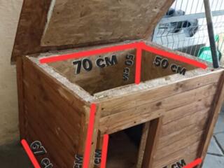 Утепленная будка для собаки