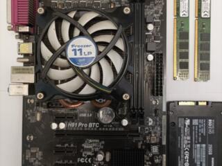 H81 Pro BTC+i7-4770+ssd Samsung250Gb+ram8gb