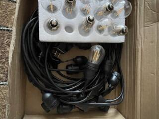 Уличная светодиодная гирлянда с лампами для дома, арки, беседки