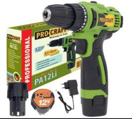 БЕСПЛАТНАЯ ДОСТАВКА!! Шуруповерт Procraft PA12Li C СОВЕТСКАЯ 1 А 2 БУТ