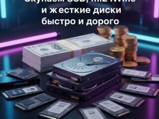 Скупаем SSD, M. 2 NVMe и жесткие диски – быстро и дорого!