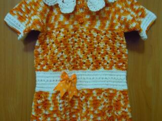 Тёплые вязанные платья турецкого производства Б/У на девочку 1-2 года