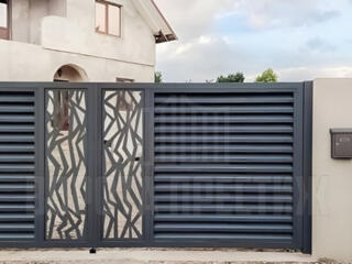 Ворота, калитки, ограждения современных стилей.