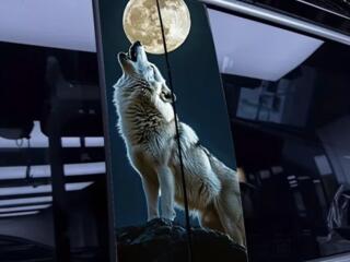 Наклейки на центральную стойку автомобиля