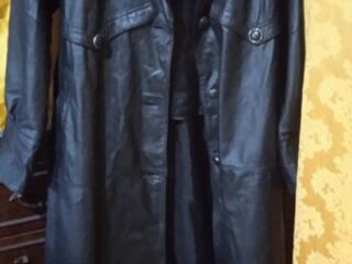 Кожаное пальто