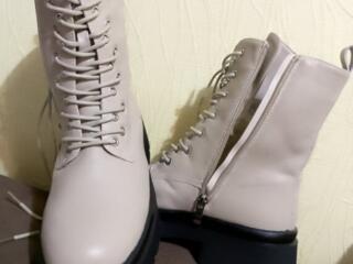 Ботинки кожаные Зима на меху