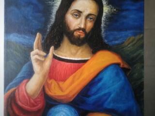 Картина. Живопись. Спаситель мира. Холст. Масло. 1800 руб.Приднестр