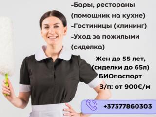 РАБОТА В ИТАЛИИ по био паспорту, требуются трое мужчин и семейная пара