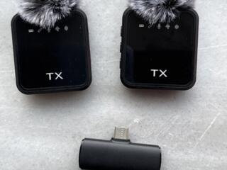 Продам новые петличные микрофоны