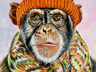 Акриловая живопись. Холст на подрамнике, Лак